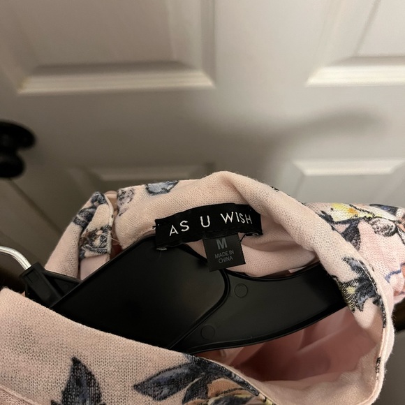 Light Pink Floral Pleated Dress size M - Picture 5 of 5